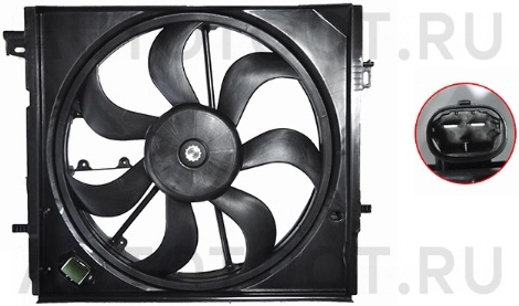 Диффузор радиатора в сборе -  для NISSAN QASHQAI