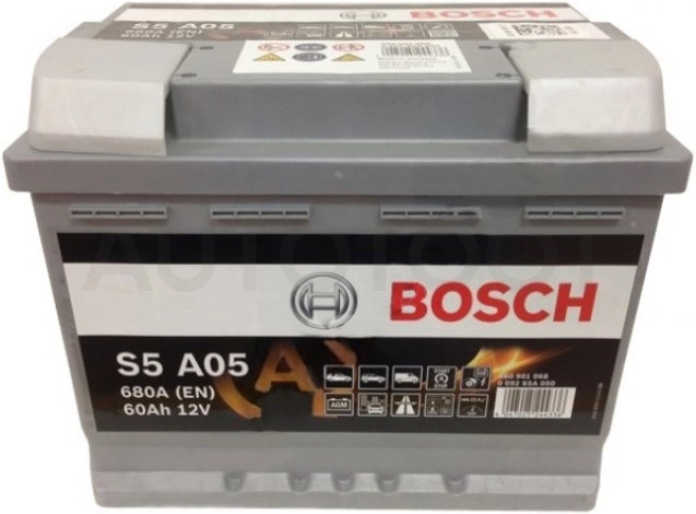 Аккумулятор BOSCH 60Ah 680A обратная полярность(-+)
