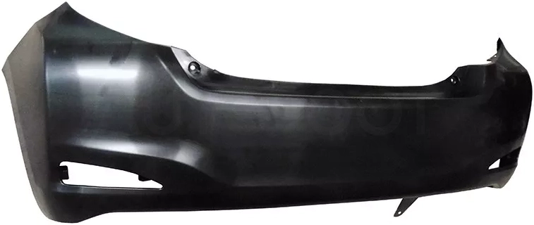 Бампер задний Toyota Vitz 10-16 / Yaris 10-17 (под отражатели) - Артикул STTYA30870 - Производитель Sat - Фото, Отзывы, Цены