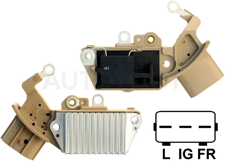 Реле-регулятор напряжения генератора TOYOTA COROLLA/FIELDER NZE120/ PLATZ/VITZ NCP1#/FUN CARGO NCP2#/PROB