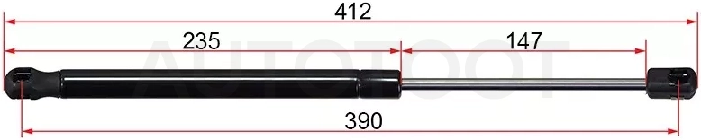 Амортизатор крышки багажника Kia Ceed 06-12 (Справа=Слева) - Артикул ST817701H510 - Производитель Sat - Фото, Отзывы, Цены
