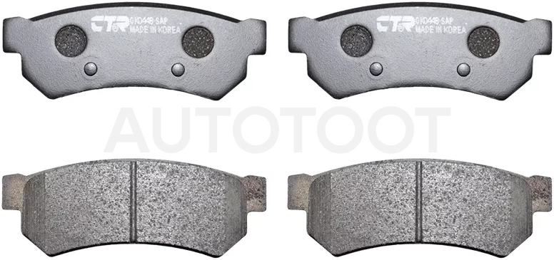 Колодки тормозные (Сзади) Chevrolet Lacetti 04-13 / Daewoo Nubira 02-05