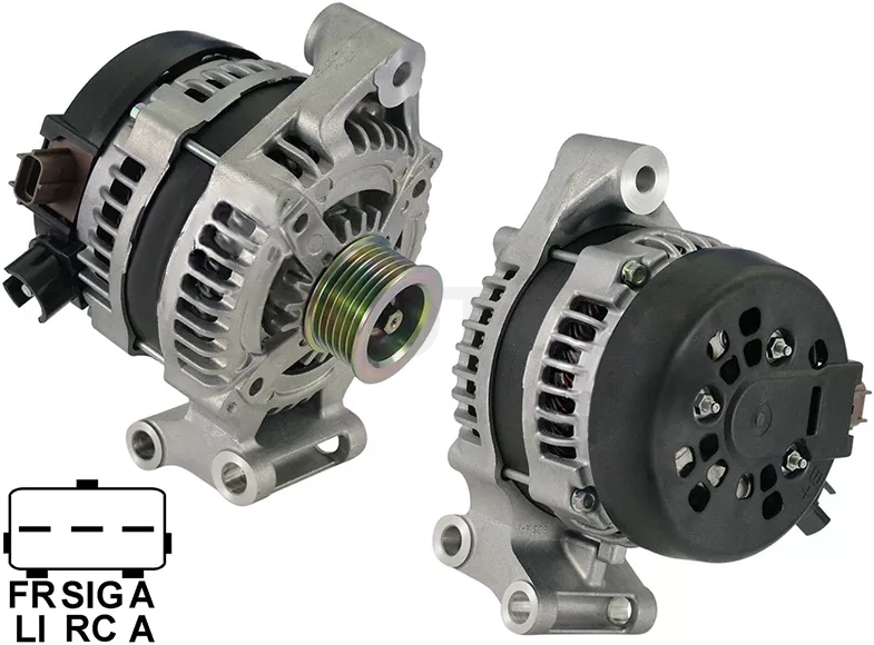 Генератор FORD FOCUS C-MAX 1.6 03-07/FOCUS 1.4/1.6 04-12/VOLVO C30 06-12 14V 120A