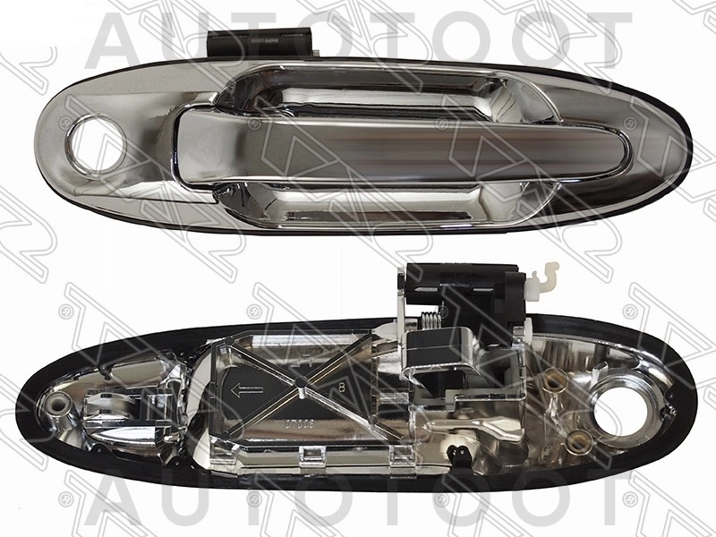 Ручка двери правая передняя хром -  для TOYOTA LAND CRUISER, LEXUS LX470