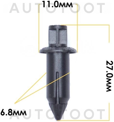 Клипса 90467-07066-22/MB955901 -KJ204E Masuma для TOYOTA PROBOX, MITSUBISHI DELICA