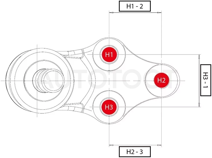 Шаровая опора TOYOTA COROLLA 2/CORSA/CYNOS/PASEO/RAUM/SERA/STARLET/TERCEL 89-00 LH=RH