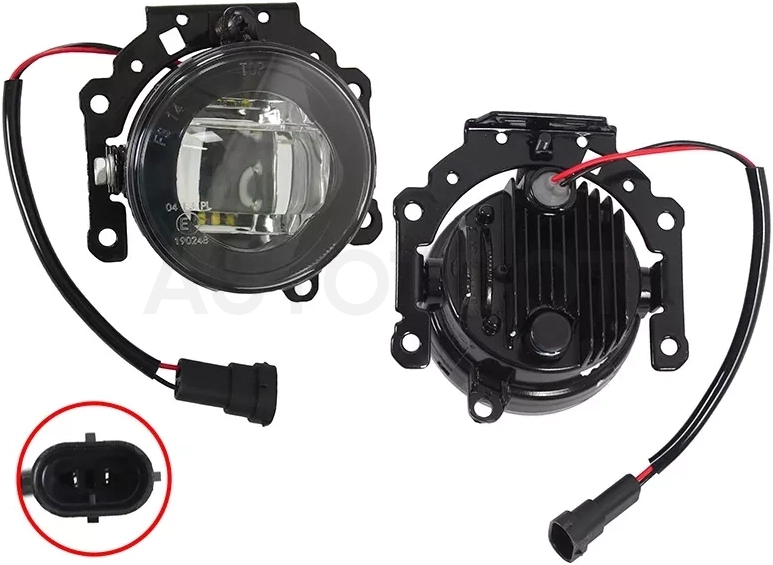 Фара противотуманная (Справа=Слева/ LED/ 6000-6500K) Mitsubishi Lancer 11-17 / Outlander 05-22