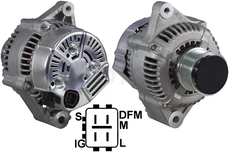 Генератор TOYOTA HIACE/HILUX/DYNA 2.5D 01- 2KDFTV 12V 70A