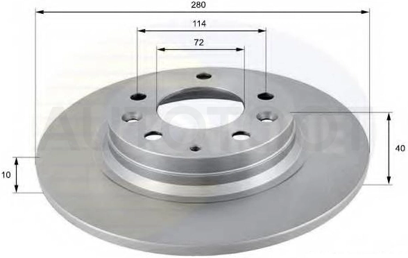 Диск тормозной задний -60203246SX Stellox для MAZDA 6 (ATENZA)