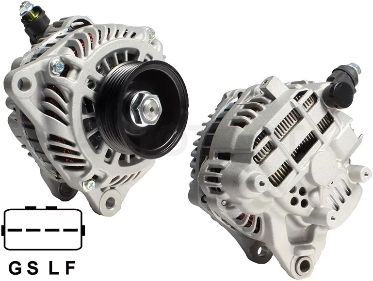 Генератор MMC ECLIPSE/GALANT DJ/LANCER CS7/OUTLANDER CU5W 2.4 07-08 4G69 12V 120A