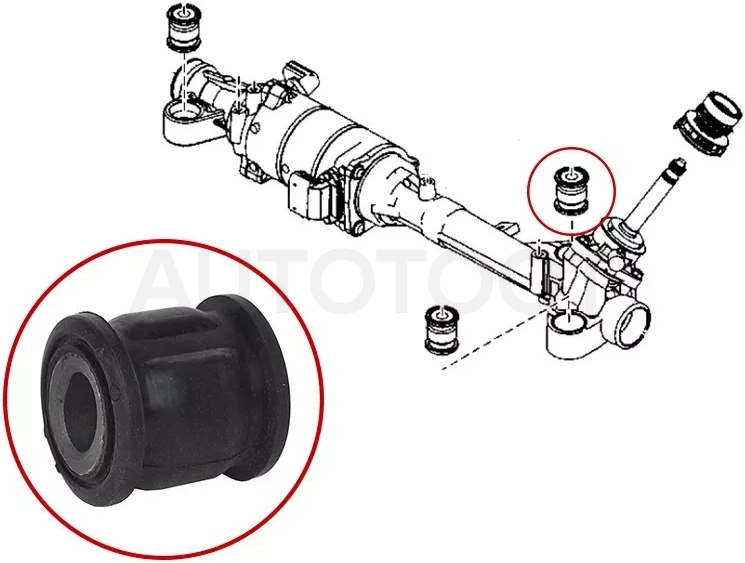 Сайлентблок рулевой рейки Mazda 6 07-12 / Atenza 07-12 - Артикул STGDK632123B - Производитель Sat - Фото, Отзывы, Цены