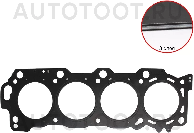 Прокладка ГБЦ TOYOTA 3UZFE RH - Артикул 1111550070 - Производитель Toyota - Фото, Отзывы, Цены
