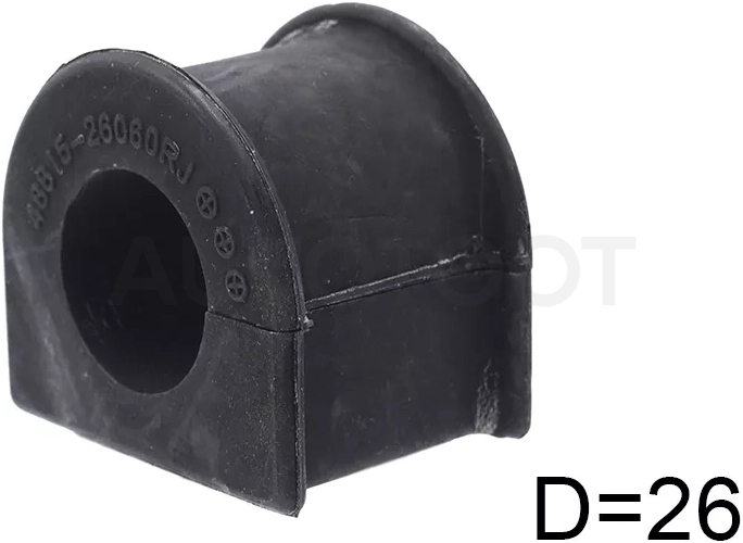 Втулка стабилизатора Toyota Hiace 82-04 / Land Cruiser (J100,J80) 80-07 / Land Cruiser Prado (J70,J90) 87-02 / 4Runner 95-02 (Слева/ 26.00)