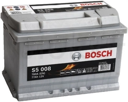 Аккумулятор BOSCH 77Ah 780A обратная полярность(-+)