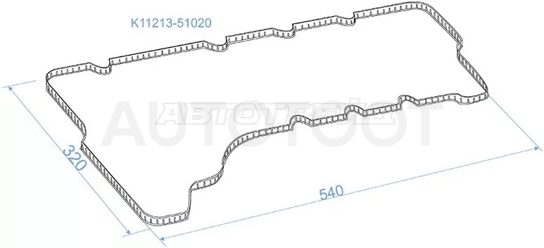 Прокладка клапанной крышки правая TOYOTA LAND CRUISER 200 1VDFTV 07 - Артикул 1121351020 - Производитель Toyota - Фото, Отзывы, Цены