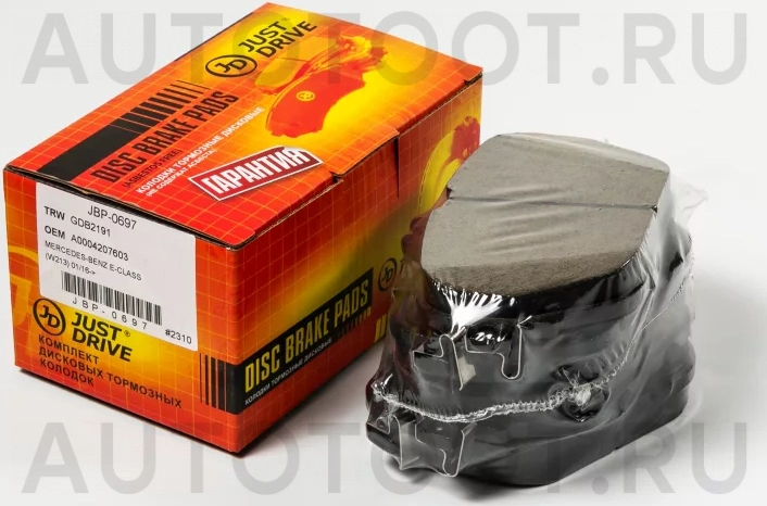 Колодки тормозные дисковые задние GDB2191 - Артикул JBP0697 - Производитель Just Drive - Фото, Отзывы, Цены