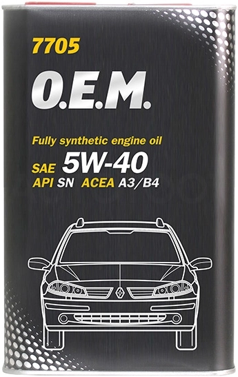 5W-40 MANNOL O.E.M. for Renault, Nissan 1л Масло моторное синтетическое