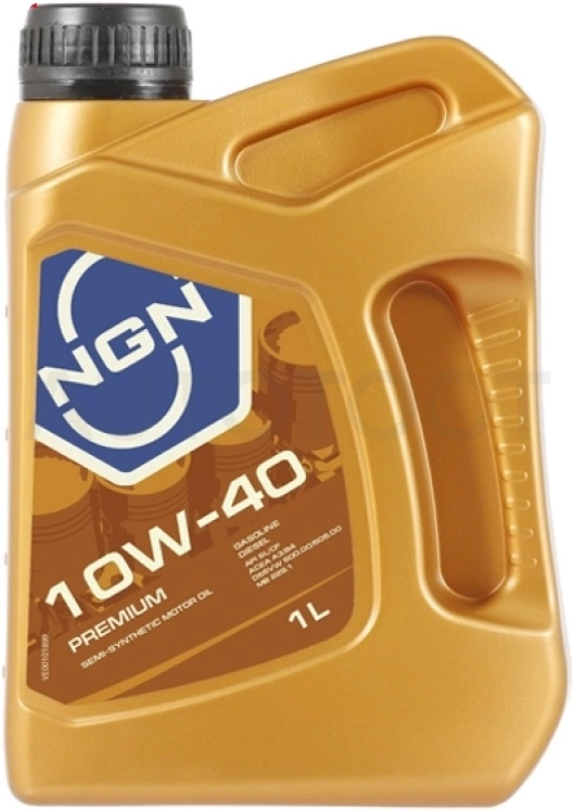 10W-40 PREMIUM SL/CF 1л полусинтетика - Артикул V172085606 - Производитель NGN - Фото, Отзывы, Цены