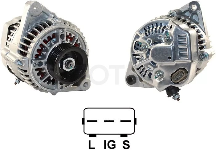 Генератор TOYOTA COROLLA/CORONA/SPRINTER CARIB 1.6/1.8 92-00 1.5 10- 4/7AFE 12V 80A
