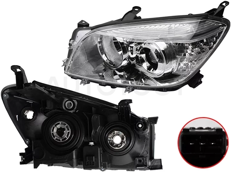 Фара Toyota RAV4 (XA30) 05-08 (Слева/ Галоген/ С электрокорректором)