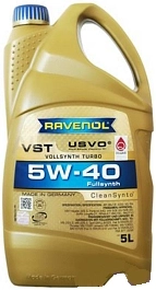5W-40 Масло моторное RAVENOL VST 4л ПАО синтетика