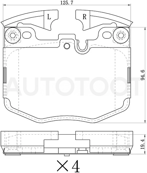 Колодки тормозные (Спереди) BMW 3-Series 18-22 / 5-Series 16-24 - Артикул ST280242 - Производитель Sat - Фото, Отзывы, Цены