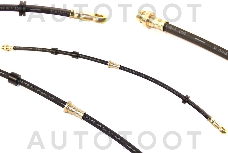 Шланг тормозной передний левый -JBH0266 Just Drive для MITSUBISHI ASX, MITSUBISHI LANCER, MITSUBISHI OUTLANDER