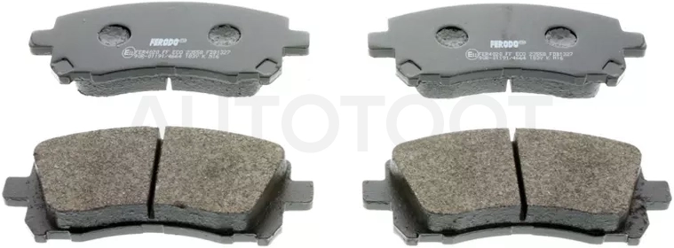 Колодки тормозные (Спереди) Nissan Terrano 14-22 / Subaru Forester 97-02 / Impreza 92-07 / Legacy 93-09 / Outback 98-09