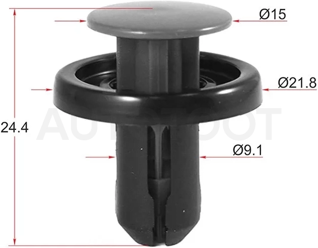 Клипса TOYOTA/LEXUS (Продажа по 10шт) - Артикул STM10439 - Производитель Sat - Фото, Отзывы, Цены