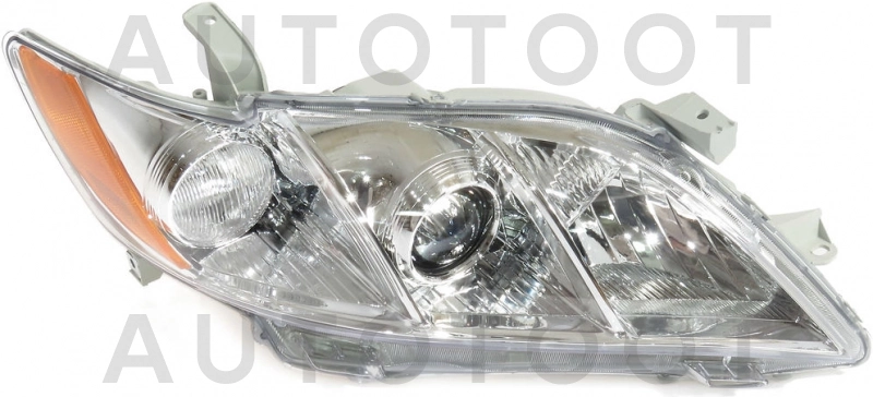 Фара правая (под корректор, желтый габарит) -21211Q6RLDEM Depo для TOYOTA CAMRY