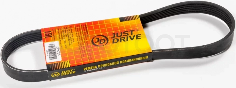 Ремень поликлиновый JD - Артикул 6PK735 - Производитель Just Drive - Фото, Отзывы, Цены