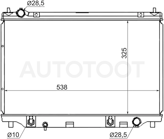 Радиатор Mazda Demio 02-07 / 2 02-07 / Verisa 04-15