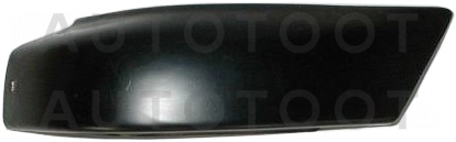 Боковина бампера передняя левая (без отверстия под расширитель, черная) -  для NISSAN PATHFINDER, NISSAN TERRANO