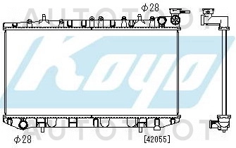 Радиатор охлаждения MT 1.8L -  для NISSAN SUNNY