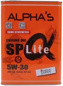 Масло моторное полусинтетическое 5W-30 SP ALPHAS 4л - Артикул 809044 - Производитель Alphas - Фото, Отзывы, Цены