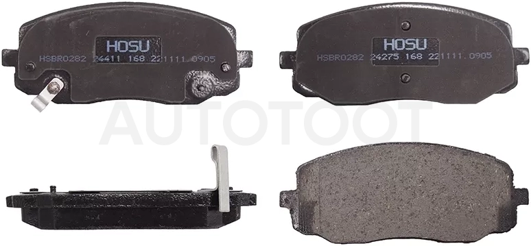 Колодки тормозные (Спереди) Hyundai i10 07-10 / i20 08-19