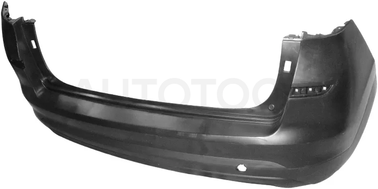 Бампер задний Hyundai Tucson 18-21 (Цельный/ С отверстием под крюк) - Артикул ST350046 - Производитель Sat - Фото, Отзывы, Цены