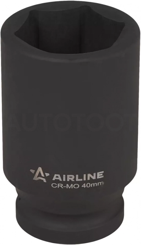 Головка ударная торцевая 3/4"DR шестигранная 40мм, L=90мм - Артикул ATIS3441 - Производитель Airline - Фото, Отзывы, Цены