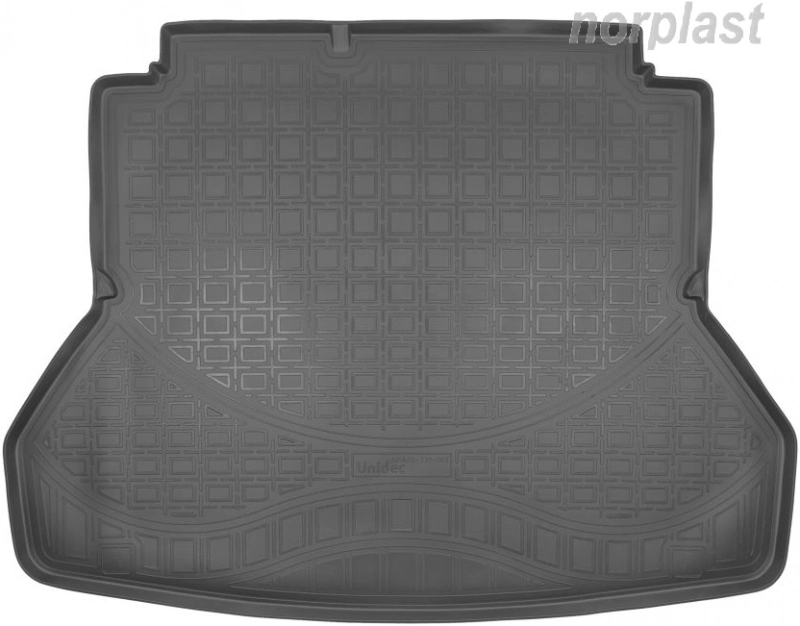 Коврик в багажник NORPLAST, черный, полиуретан -  для HYUNDAI ELANTRA