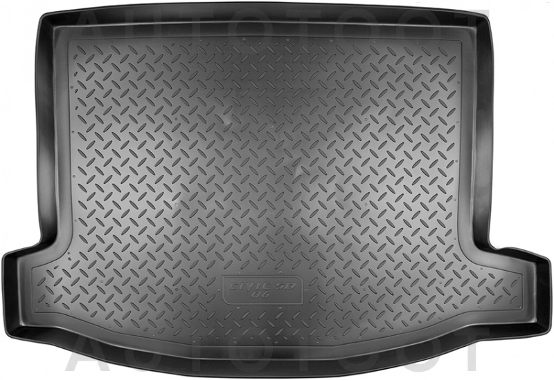 Коврик в багажник NORPLAST, черный, полиуретан, хэтчбек -  для HONDA CIVIC