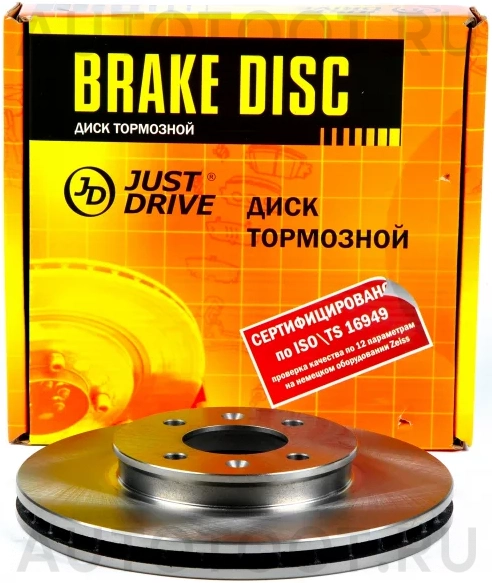 Диск тормозной передний 4 отв (256x22) - Артикул JBD0129 - Производитель Just Drive - Фото, Отзывы, Цены