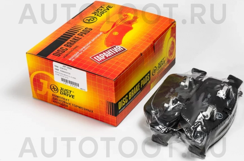 Колодки тормозные дисковые передние GDB1970 - Артикул JBP0688 - Производитель Just Drive - Фото, Отзывы, Цены