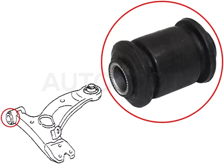 Сайлентблок рычага Toyota Prius (NHW10) 97-03 / Vista 98-03