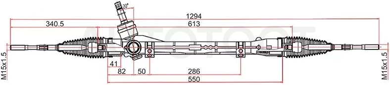 Рейка рулевая MITSUBISHI ASX 10-/OUTLANDER 12- LHD - Артикул ST4410A453 - Производитель Sat - Фото, Отзывы, Цены