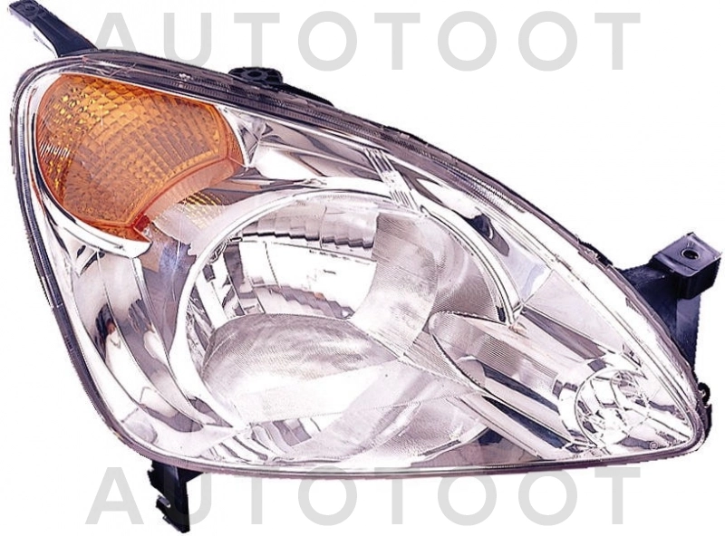 Фара правая, желтый габарит -  для HONDA CR-V