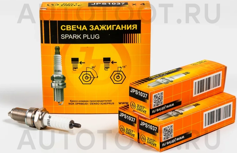 Свеча зажигания /DPR8EA9/X24EPRU9 - Артикул JPS1037 - Производитель Just Drive - Фото, Отзывы, Цены