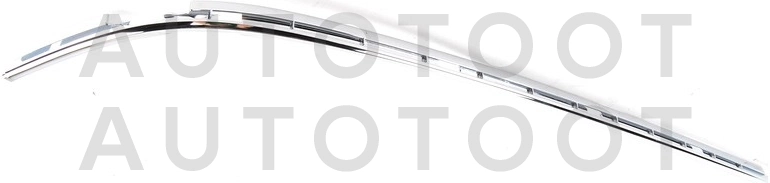 Молдинг заднего бампера левый (хром) -  для BMW 5SERIES