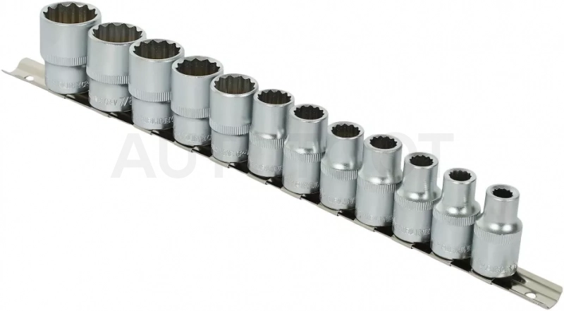 Набор головок 1/2" шестигранных 12пр. (5/16"-15/16") - Артикул ATAO086 - Производитель Airline - Фото, Отзывы, Цены