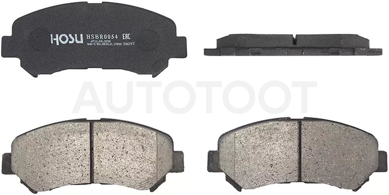 Колодки тормозные (Спереди) Nissan Juke 10-14 / Qashqai 06-13 / X-Trail 07-17 / Dualis 07-14