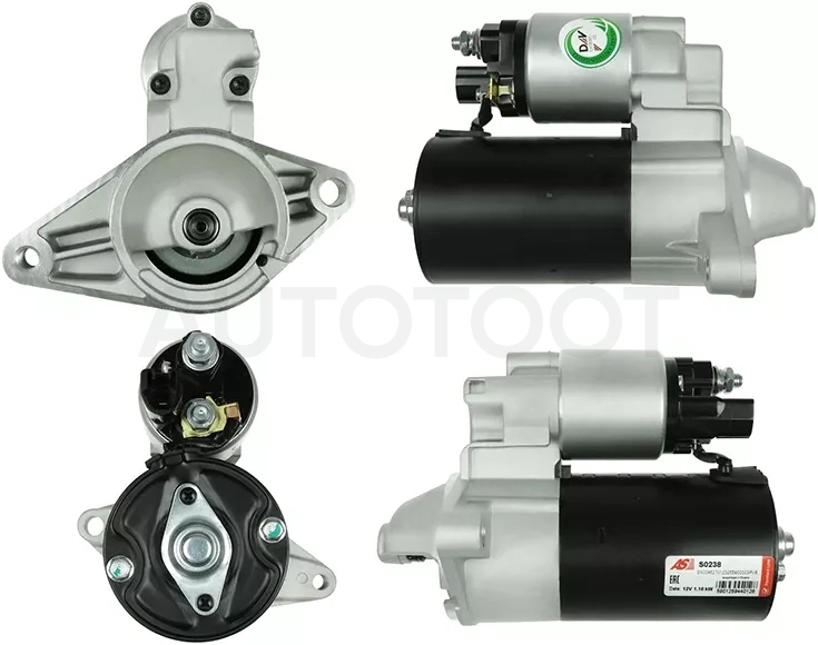 Стартер Toyota Caldina (T210) 97-02 / Corolla (E100,E110) 95-01 / Carina (T210) 96-01 / Carina E 92-98 (1,1 kW/ Z=9)